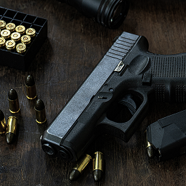 gun with bullets